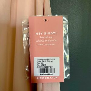 Bought for a wedding I am in, but ended up swapping with another bridesmaid.